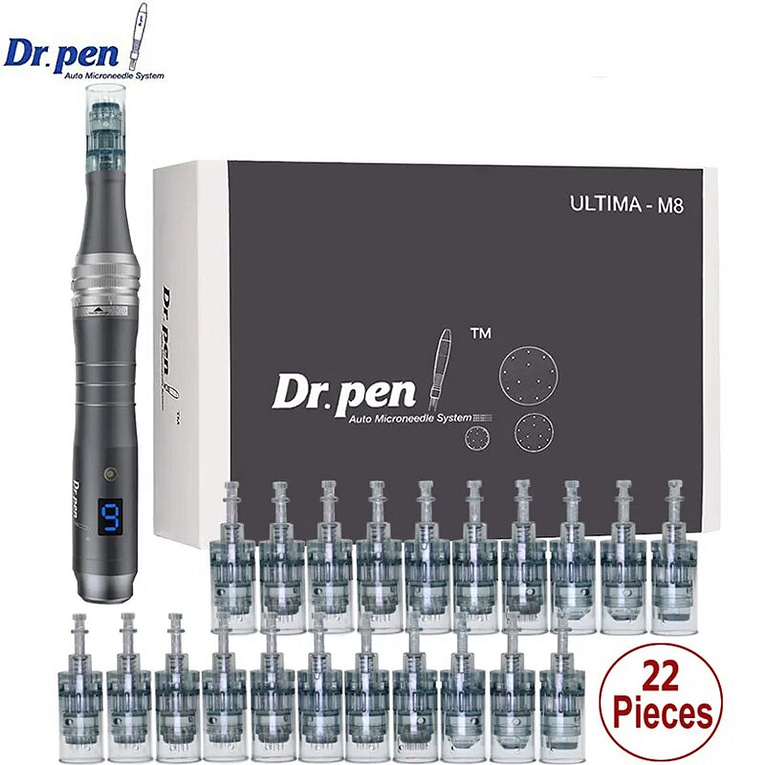 Dr-pen-Ultima-M8-Microneedling-Pen-Electric-Wireless-Dermapen-M8-With-20pcs-Cartridges-Microneedle-Needling-Skin