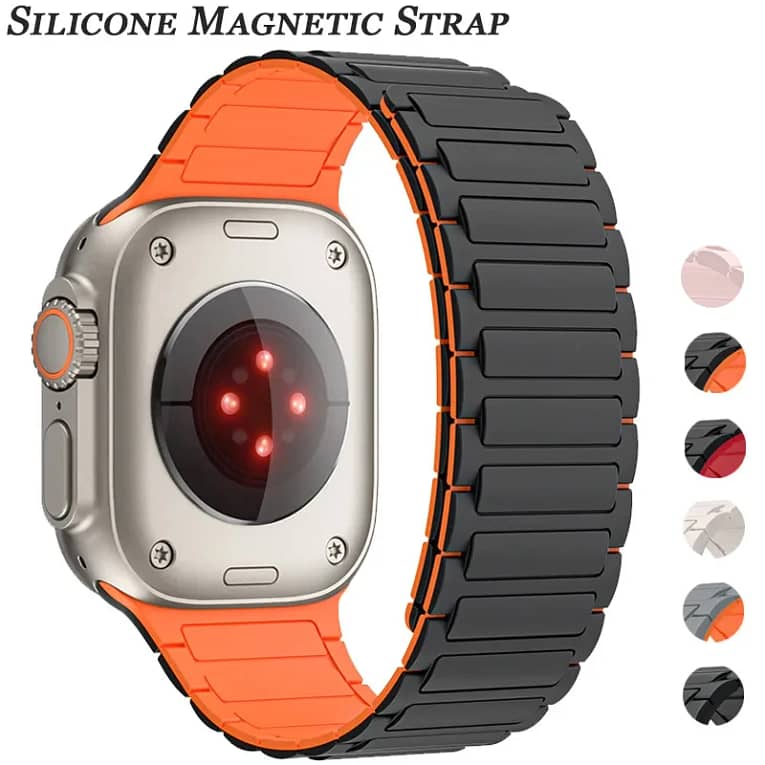 Magnetic-Sports-Band-for-Apple-Watch-Ultra-2-49mm-45mm-44-42mm-38-40-41mm-Silicone